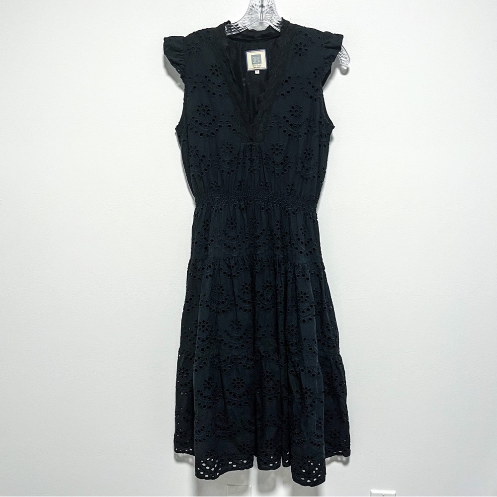 Bell by Alicia Bell Black eyelet midi dress, size small
